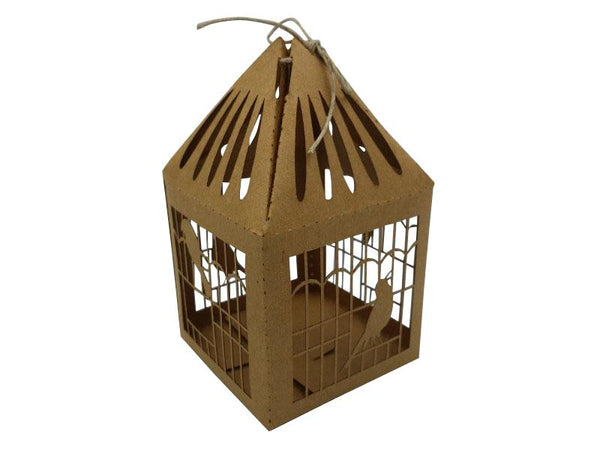 Gift Box x 10 - Bird Cage - Kraft