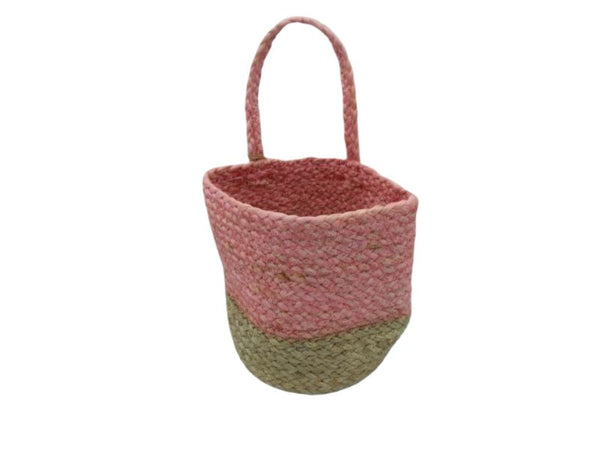 Basket x 1 - Hanging - Pink, Tumeric, or Natural