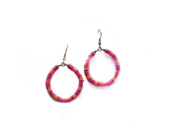 Earrings - Pink/Purple