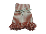 Napkin - Abby Stripe - Set of 4 - Terracotta