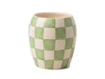 Candle - Cactus Flower - Checkered - Sage