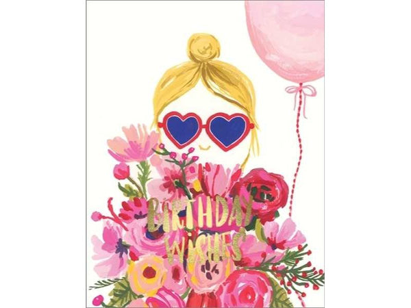 Greeting Card - Heart Shaped Glasses