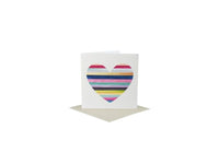 Gift Card - Striped Heart
