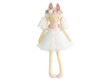 Sienna Bunny Crown Doll - Pale Pink - Alimrose