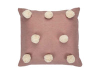Cushion - Pom Pom - Mushroom Pink