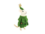 Mouse Dressed as a Tree - Christmas Decoration