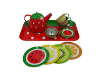 Tea Set - Tin - Fruit