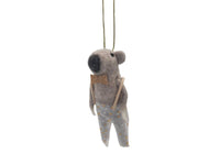 Hanging Koala Boy - Christmas Decoration