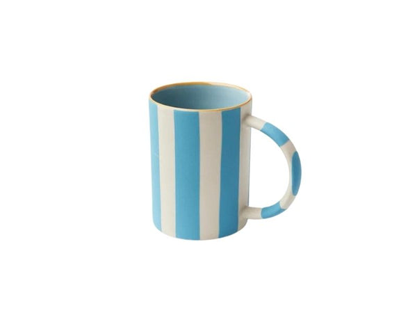 Mug - Happy Stripe - Blue - Jones & Co
