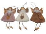 1 x Hanging Christmas Angel  - Coffee, White or Pink