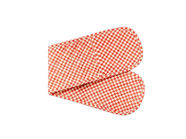 Long Pot Holder - Tiny Checkers Red - Bonnie & Neil