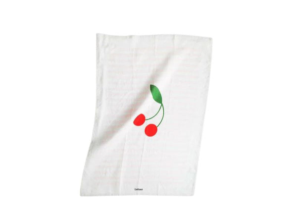 Tea Towel - Cherry - Large Stripe