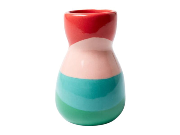 Saturday Vase - Pink Green Splice - Jones & Co