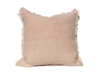 Cushion - Stonewashed French Linen - Opal Pink