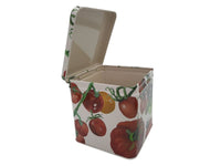 Veg Square Cannister Tin - Tomatoes