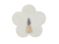 Petal Marble Board with Knife