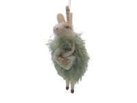 Hanging Unicorn - Green 18cm