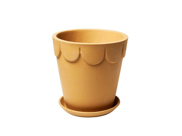 large ochre plant pot Pot - Dolly - Large Ochre